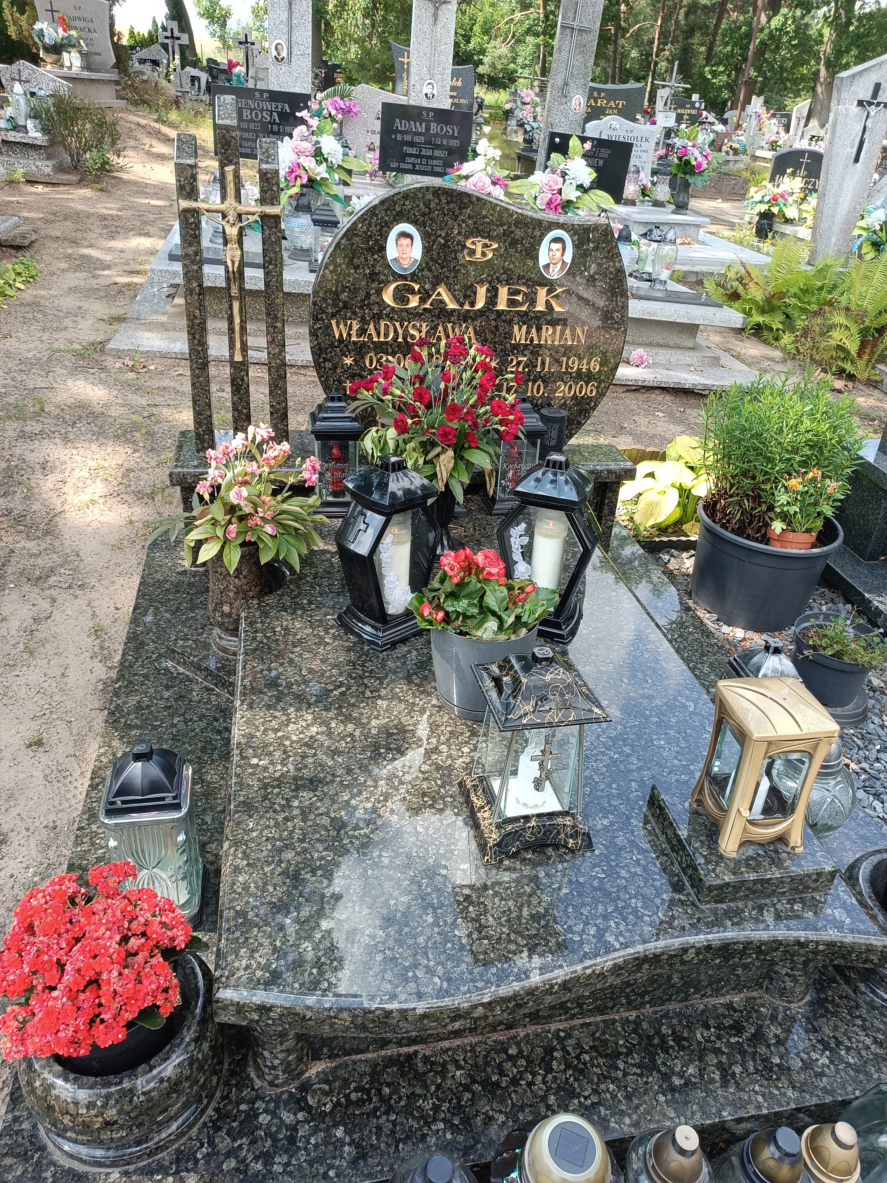 Grób Władysława Gajek