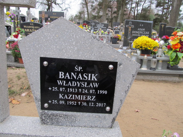 Kazimierz Banasik 1952 Szydłowo - Grobonet - Wyszukiwarka osób pochowanych