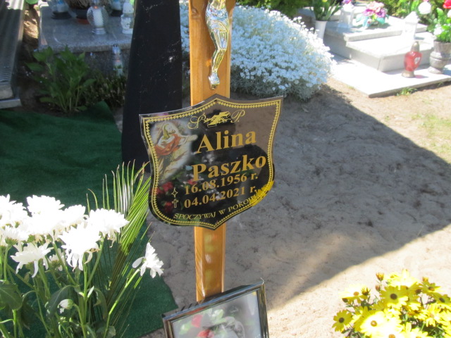 Alina Paszko  1956 Szydłowo - Grobonet - Wyszukiwarka osób pochowanych