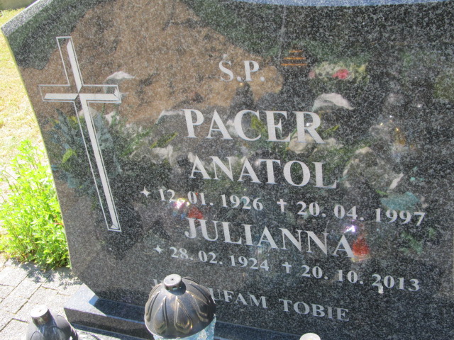 Anatol PACER 1926 Szydłowo - Grobonet - Wyszukiwarka osób pochowanych