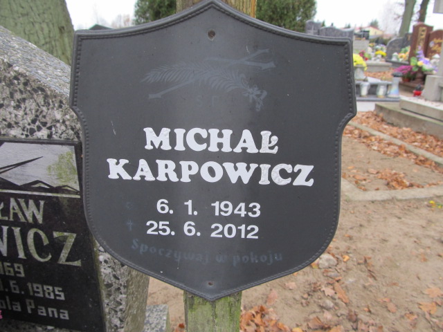 Stanisław KARPOWICZ 1969 Szydłowo - Grobonet - Wyszukiwarka osób pochowanych