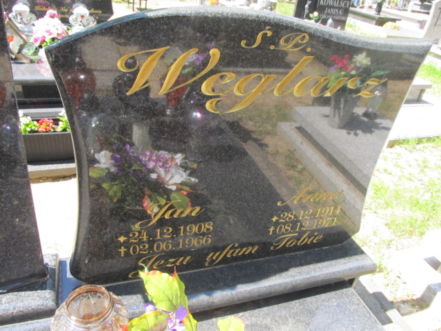 Jan Andrzej WĘGLARZ 1898 Szydłowo - Grobonet - Wyszukiwarka osób pochowanych