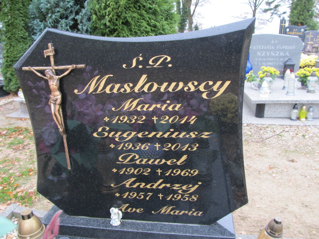 Maria MASŁOWSKA 1932 Szydłowo - Grobonet - Wyszukiwarka osób pochowanych