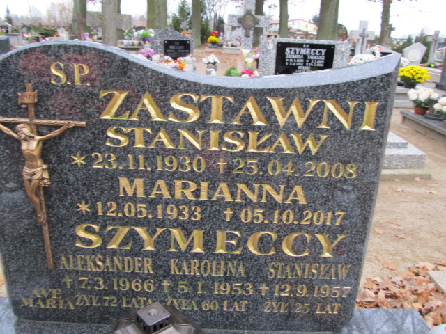 Karolina SZYMECKA 1896 Szydłowo - Grobonet - Wyszukiwarka osób pochowanych