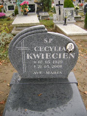 Cecylia KWIECIEŃ 1929 Szydłowo - Grobonet - Wyszukiwarka osób pochowanych
