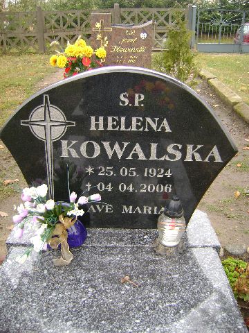 Helena KOWALSKA 1924 Szydłowo - Grobonet - Wyszukiwarka osób pochowanych